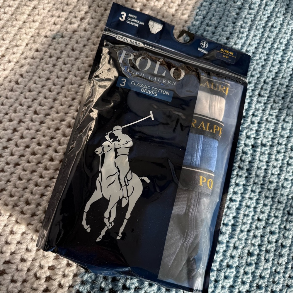 Polo Ralph Lauren Boys XL Classic Cotton Briefs